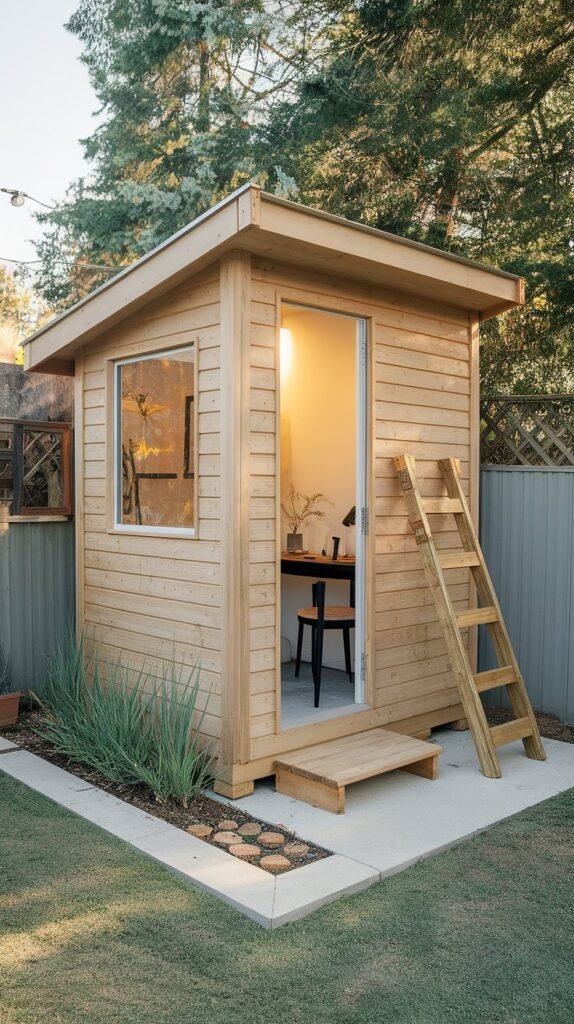 Construccion caseta de jardin