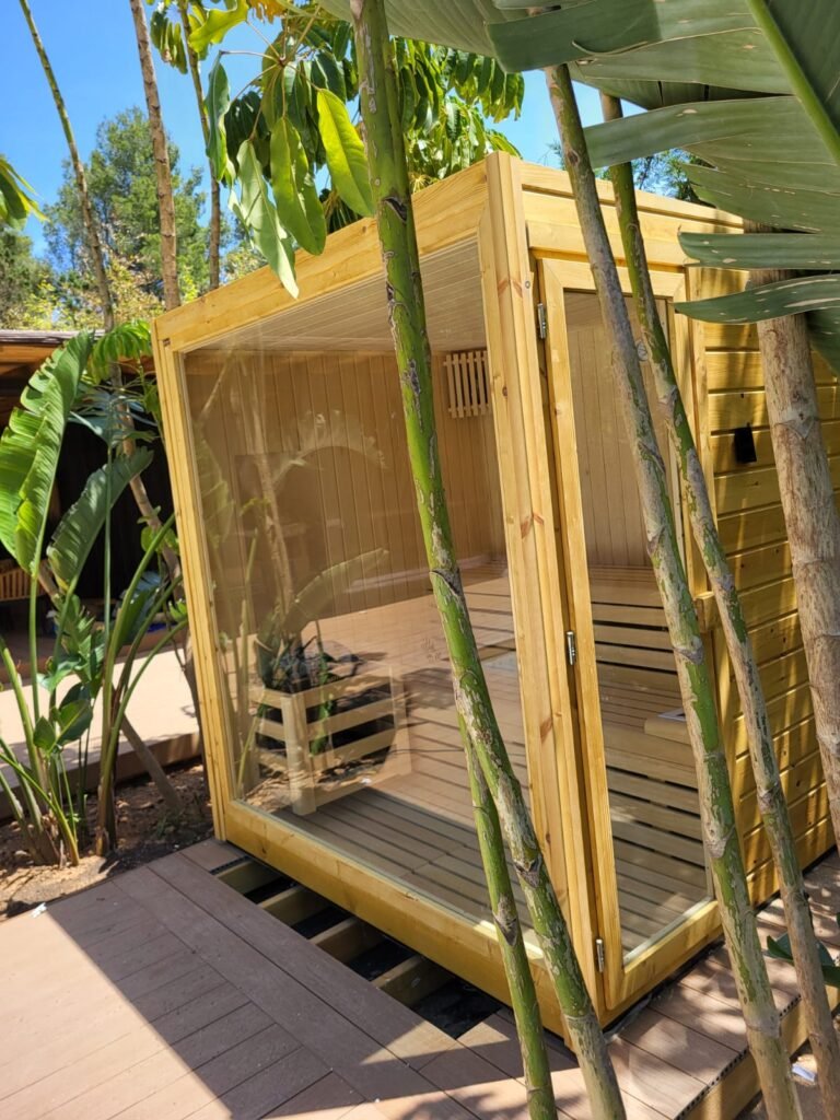 Sauna finlandesa en casa