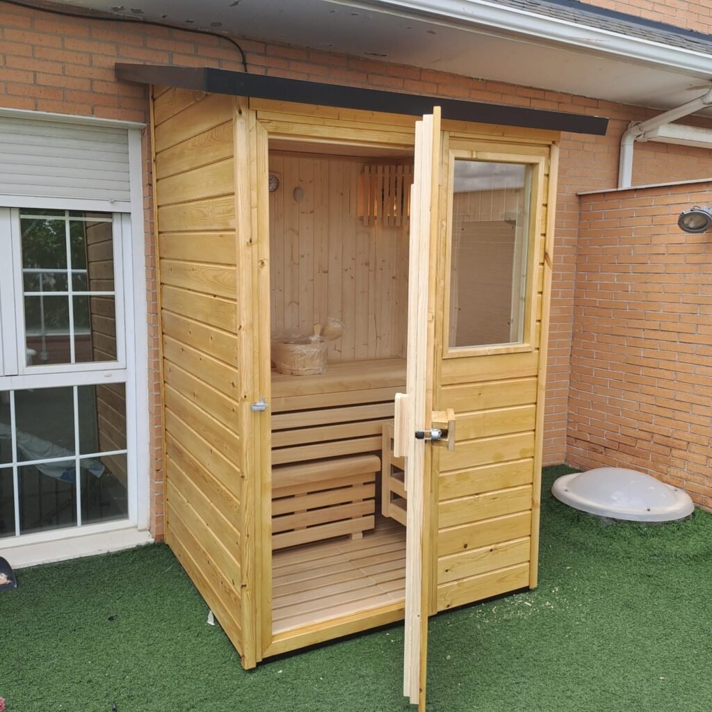 construccion sauna individual